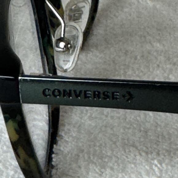 Converse Unisex Eyeglass Frames K310 47-18-130 Green Tortoise Full Rim Rectangle - Picture 7 of 8